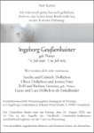 eine Anzeige